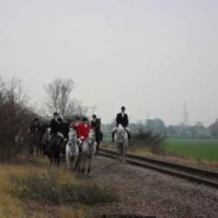 hunt on railway line